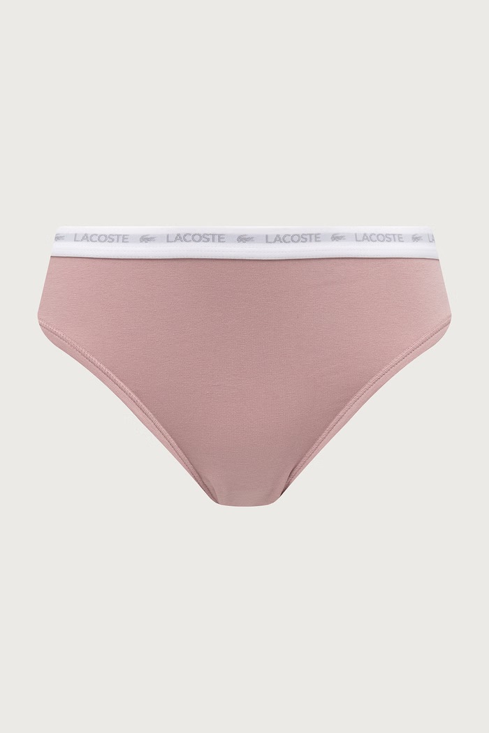 Lacoste Figi briefs damskie bawełniane z elastanem 3-pack 8F1338 czarny SS26
