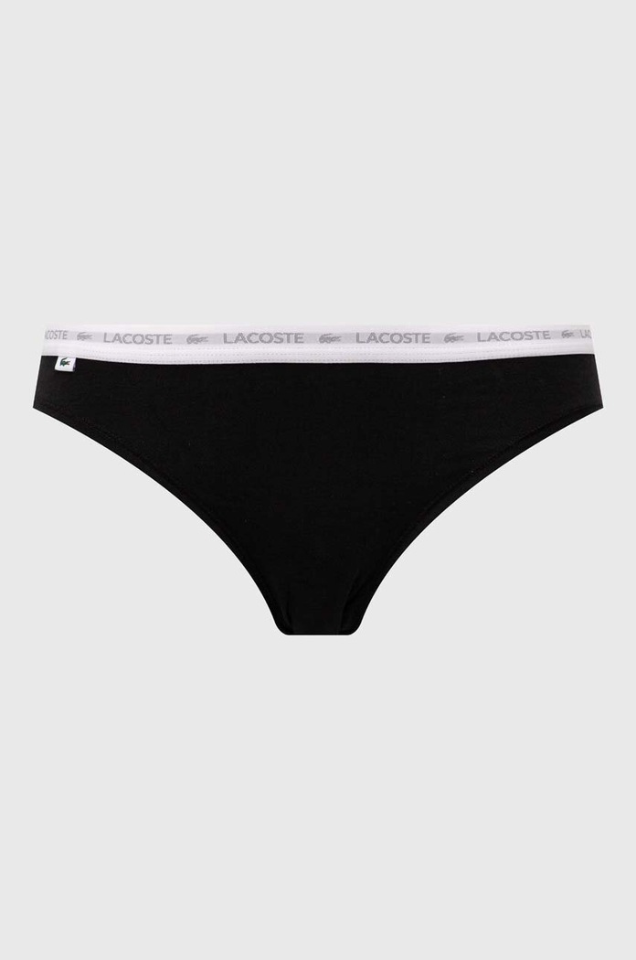 Lacoste bugyi 3 db 8F1338 fekete SS25