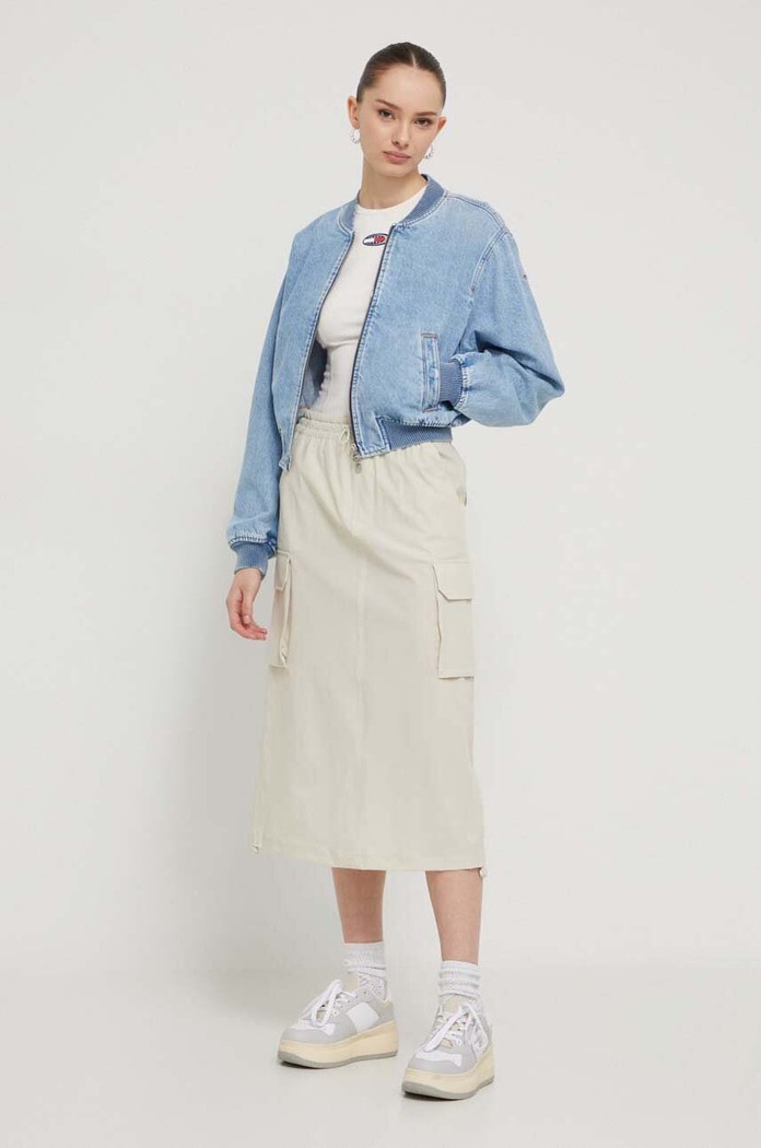 Tommy Jeans body DW0DW18127 beżowy SS24