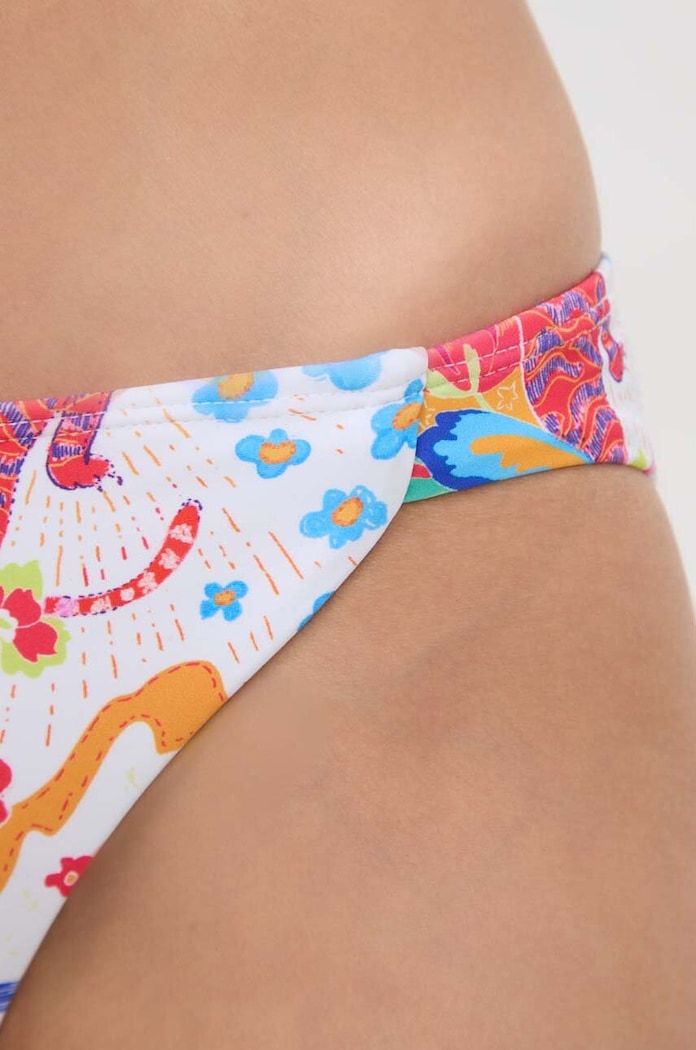 Plavkové kalhotky Desigual JUNGLE BOTTOM bílá 24SWMK11