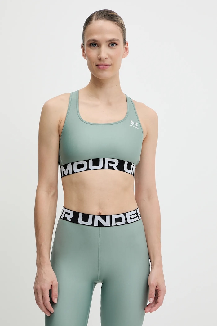 Under Armour biustonosz sportowy HG Authentics miękka zielony 1383544