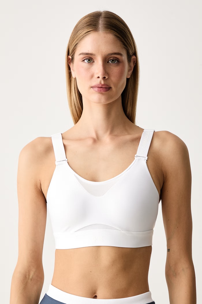 Under Armour Sutien sport Infinity alb 1384112