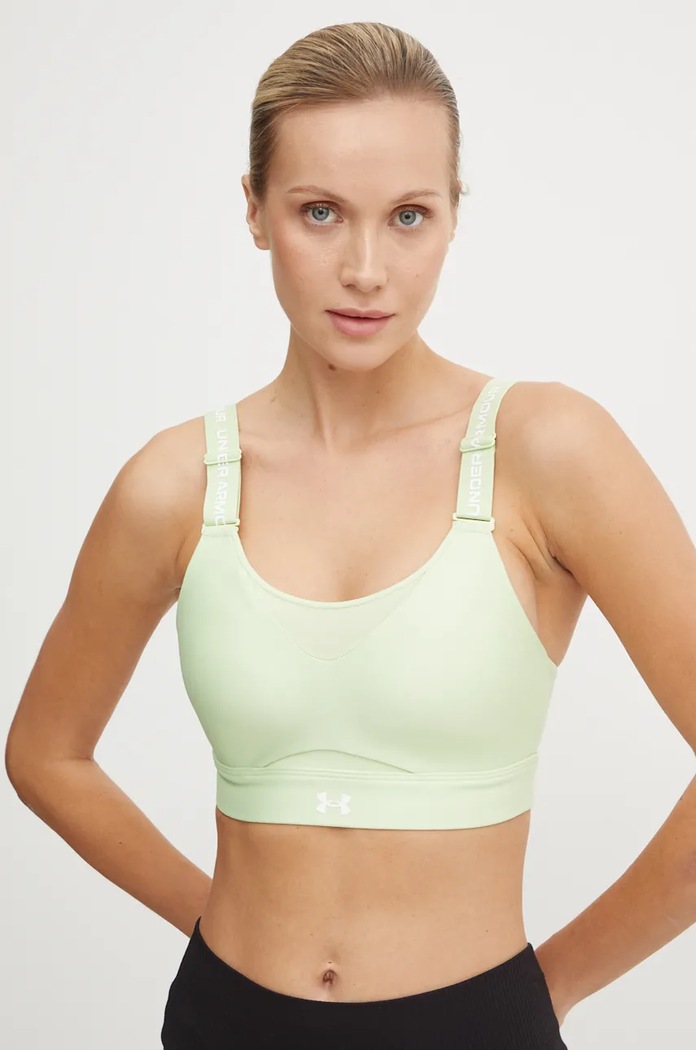 Under Armour športová podprsenka Infinity bez kostíc zelená 1384112