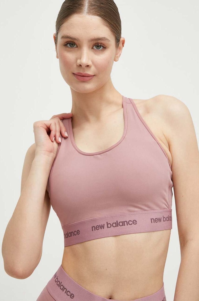 New Balance sutien sport Sleek roz WB41048RSE
