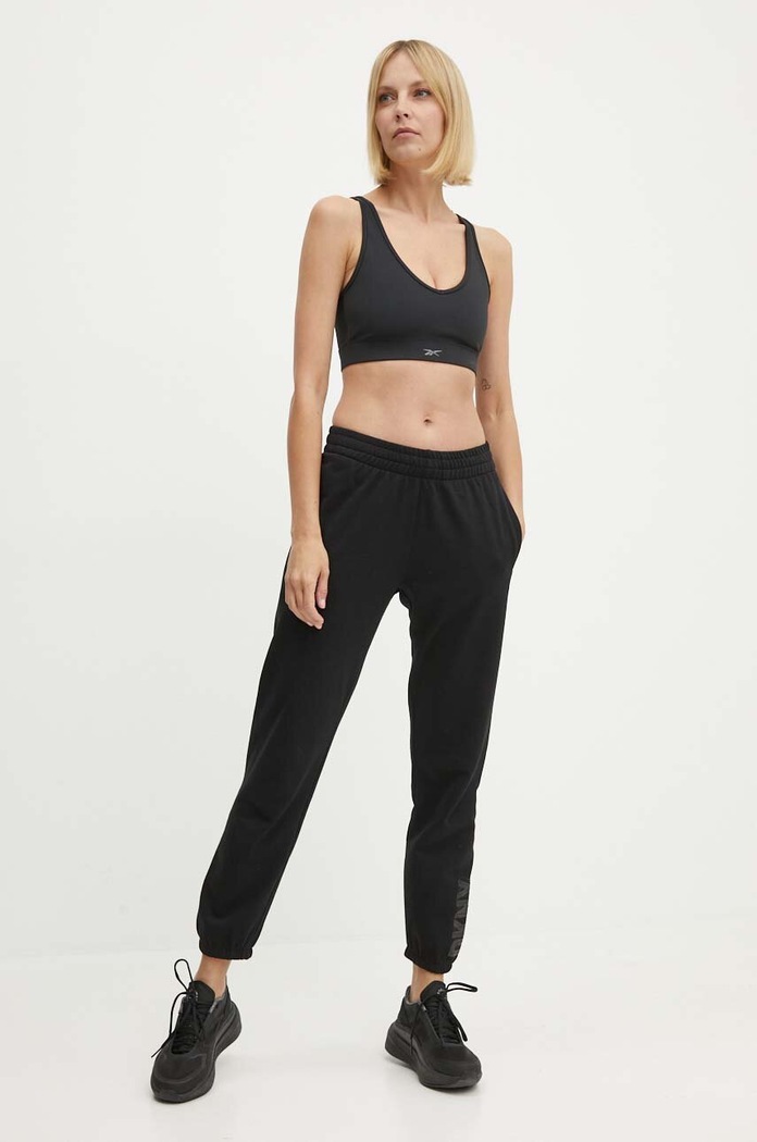 Sportski grudnjak Reebok Active Collective Dreamblend 100075387 crna AW24