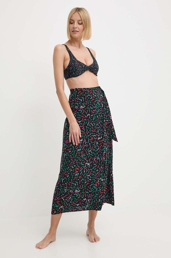 Pareo Karl Lagerfeld 241W2240 černá SS24