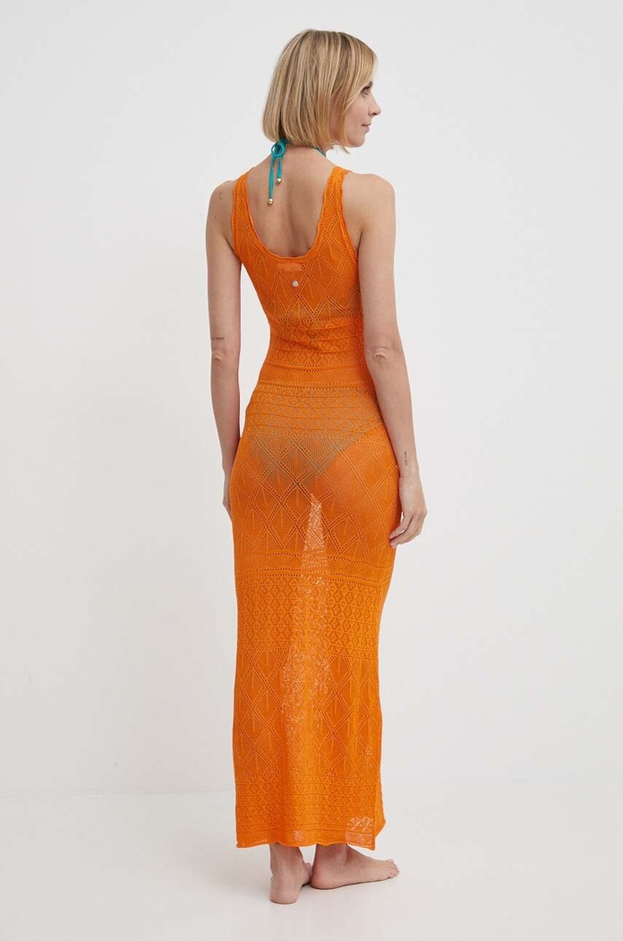 Плажна рокля Desigual KENIA 24SWMF02 оранжев SS24