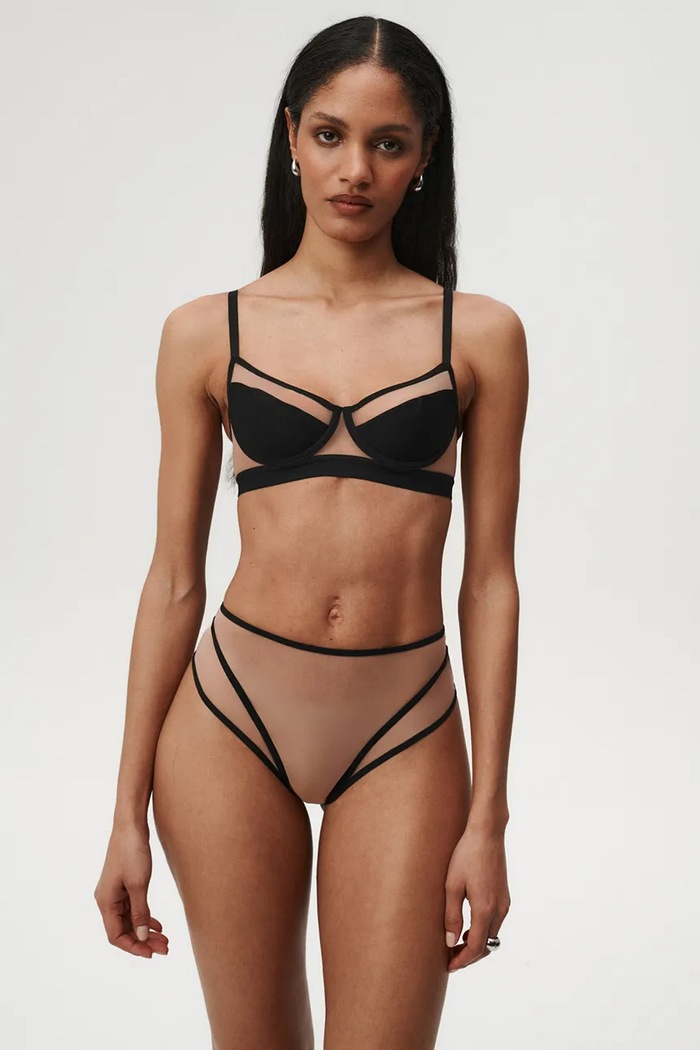 Oblečení Kalhotky Undress Code Something Classy Panties 384 černá