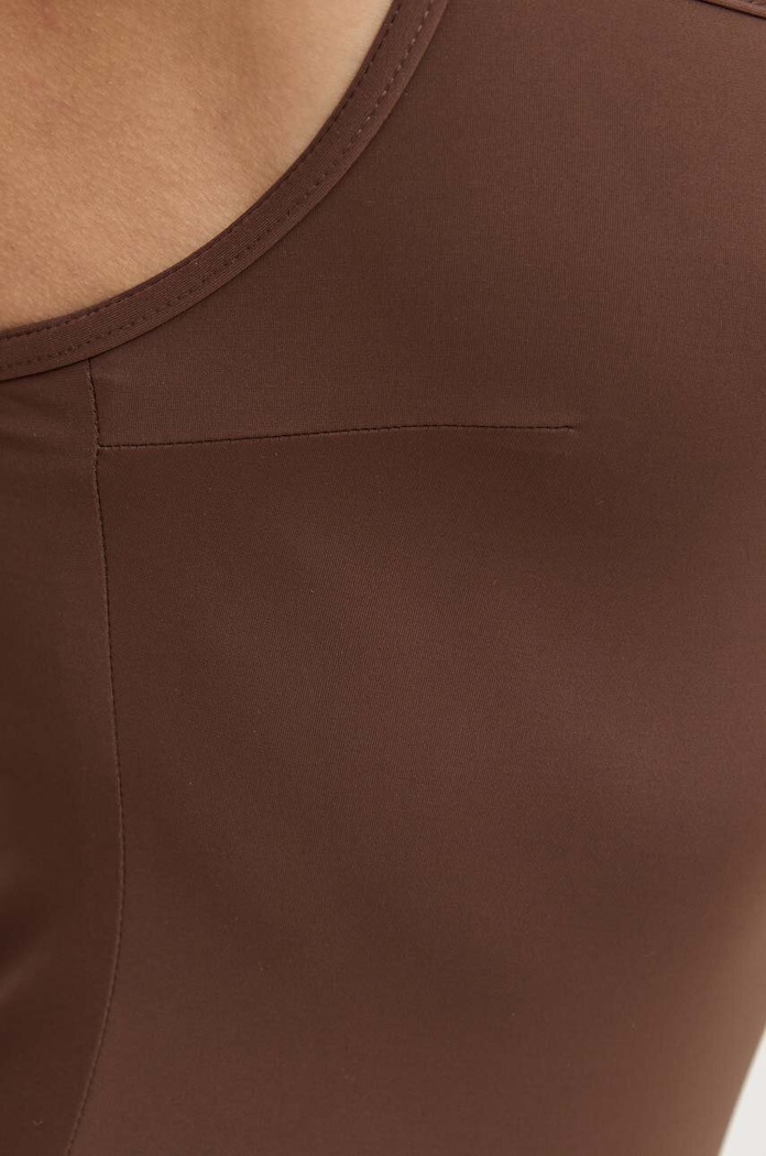 Ολόσωμο μαγιό Praia Beachwear Baltic καφέ BALTIC