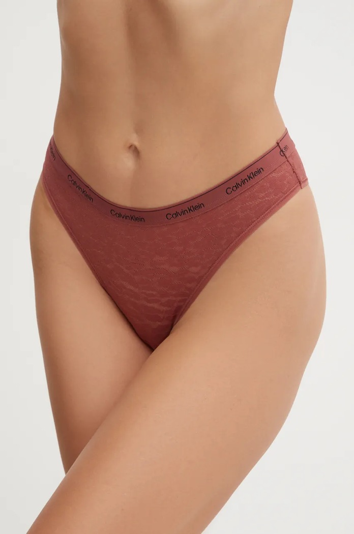 Calvin Klein Underwear brazyliany damskie dzianina czerwony 000QD5233E