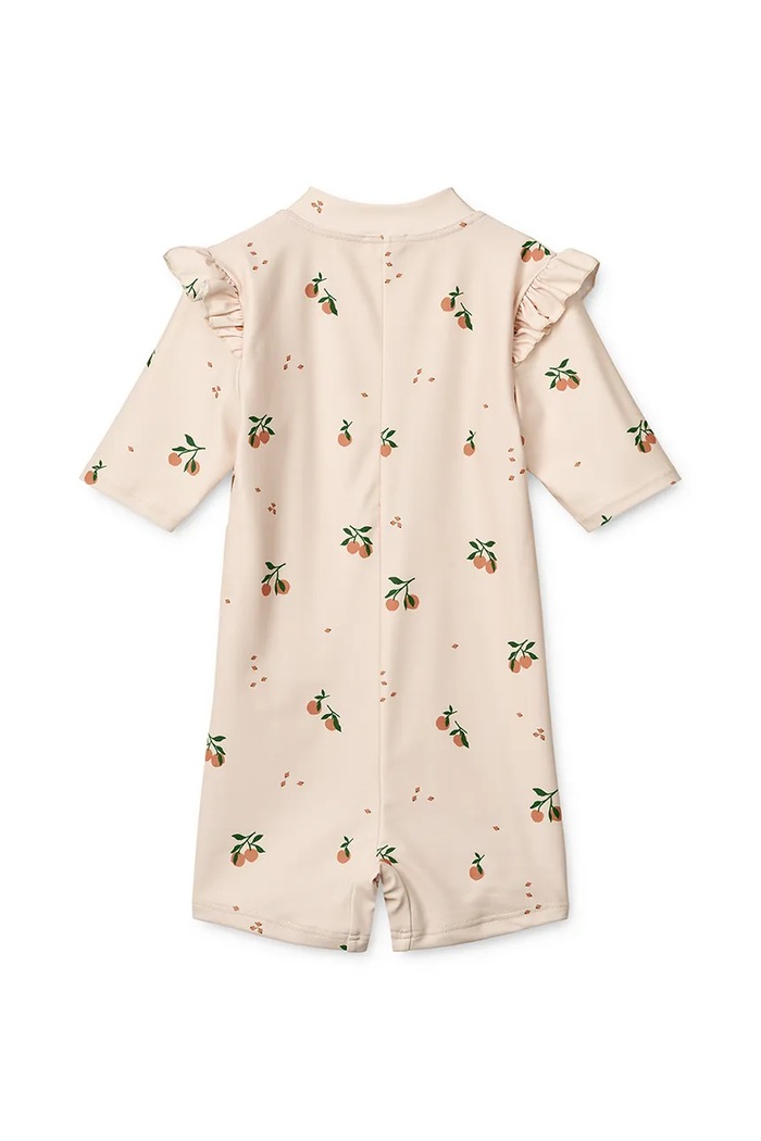 Kojenecké plavky Liewood Amel Printed Swim Jumpsuit LW18587 béžová SS25