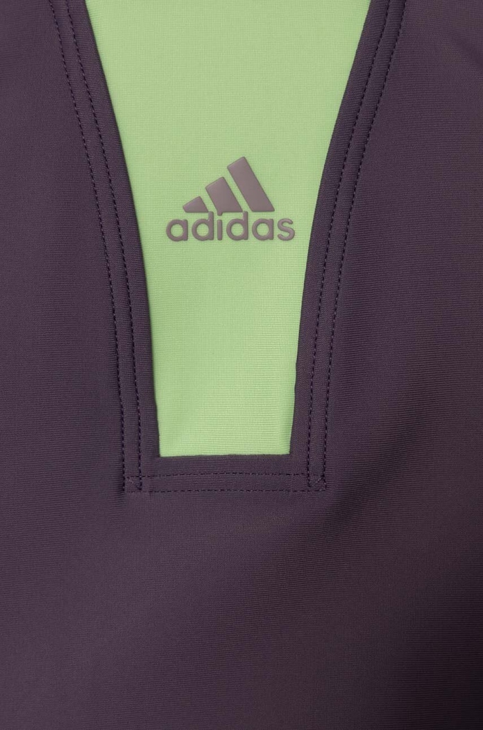 Dziewczynka adidas Performance jednoczęściowy strój kąpielowy dziecięcy IQ3951 fioletowy