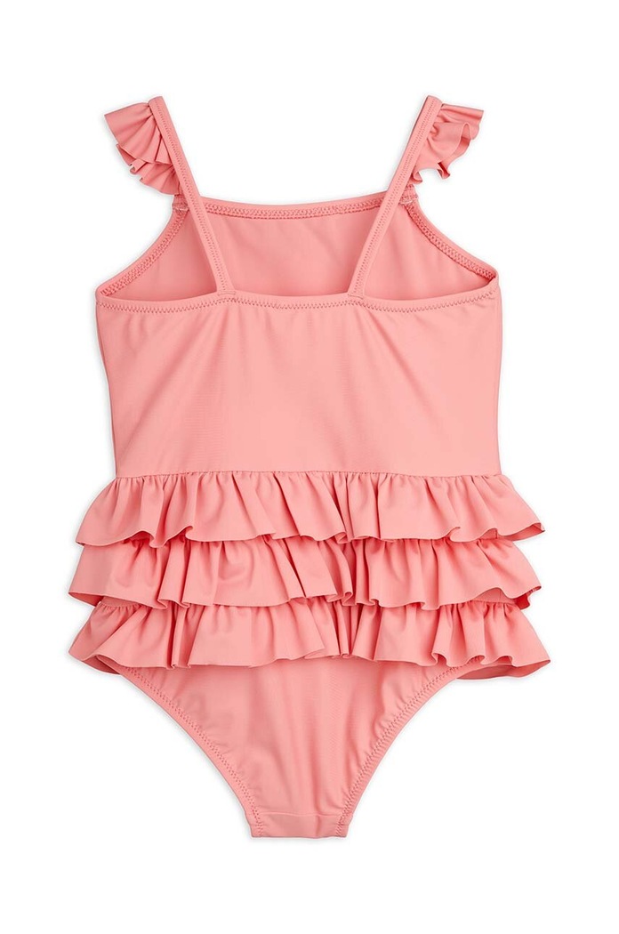 Mini Rodini egyrészes gyerek fürdőruha Owl 2428010628 rózsaszín SS24