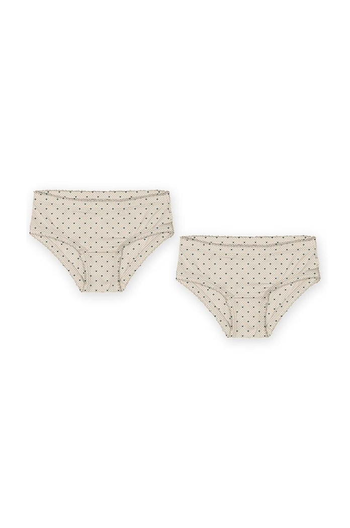 Otroške spodnje hlače That's mine Evy 2-pack Prijazno od planeta bež 0859
