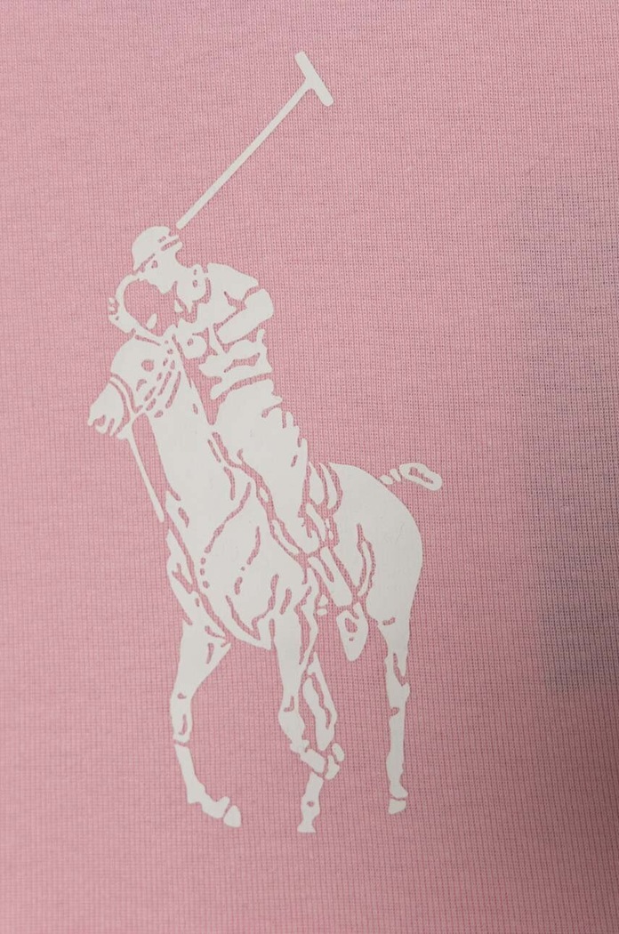 Polo Ralph Lauren piżama bawełniana dziecięca różowy 2P0146