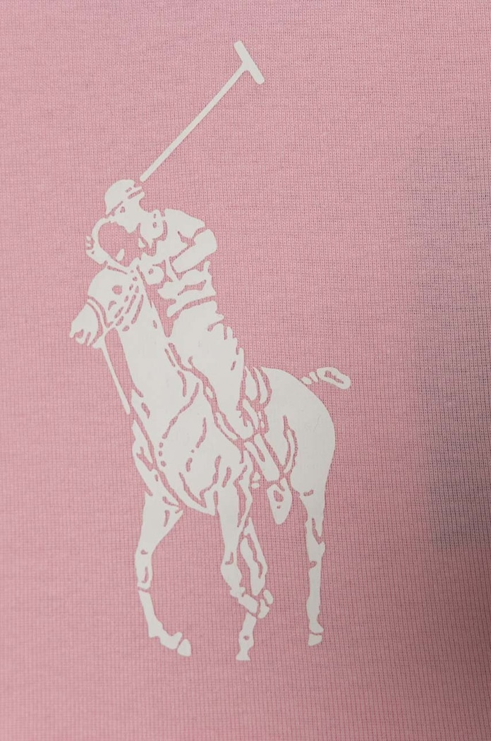 Polo Ralph Lauren piżama bawełniana dziecięca różowy 2P0146