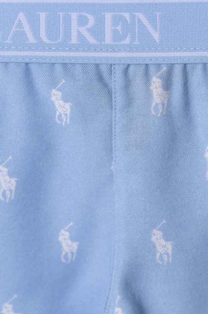 Lány Polo Ralph Lauren gyerek pamut pizsama 2P0146 kék