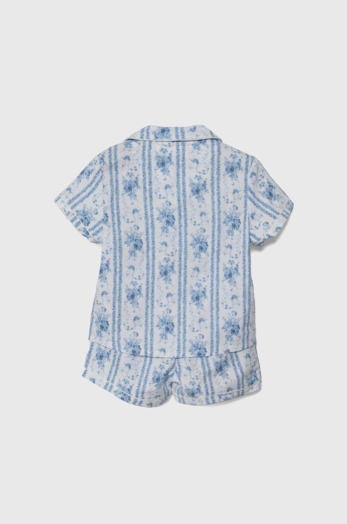 Polo Ralph Lauren gyerek pamut pizsama 3P0145 kék SS24