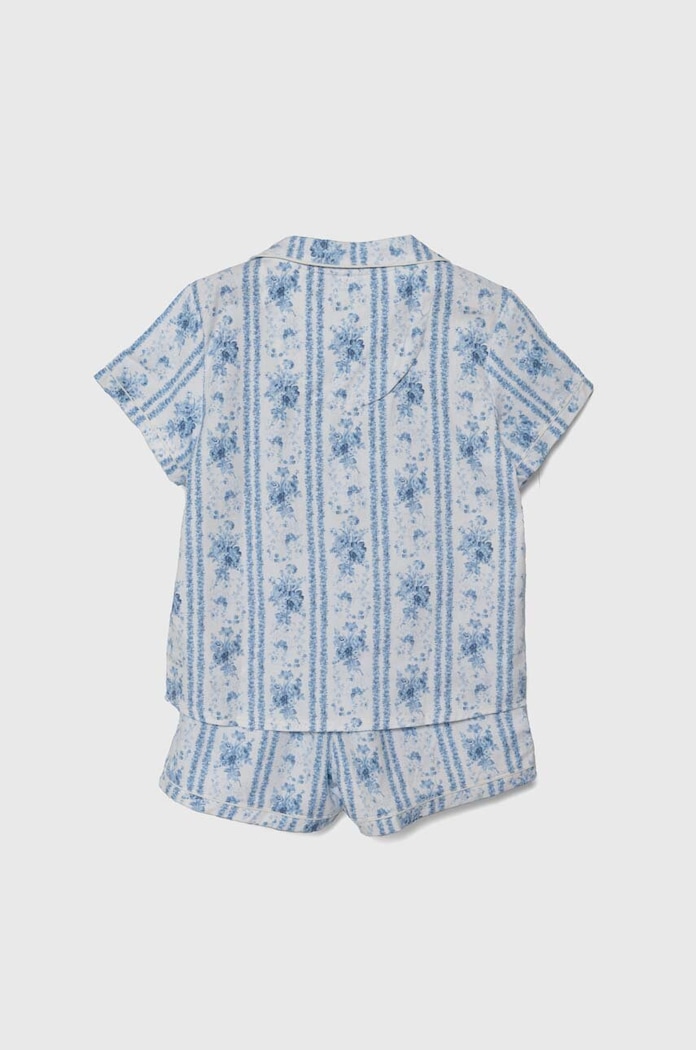 Polo Ralph Lauren gyerek pamut pizsama 4P0145 kék SS24