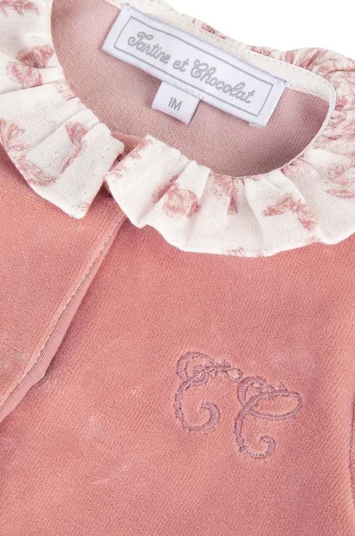 Djevojčice Pamučni kombinezoni za bebe Tartine et Chocolat TT54161.49.74 roza