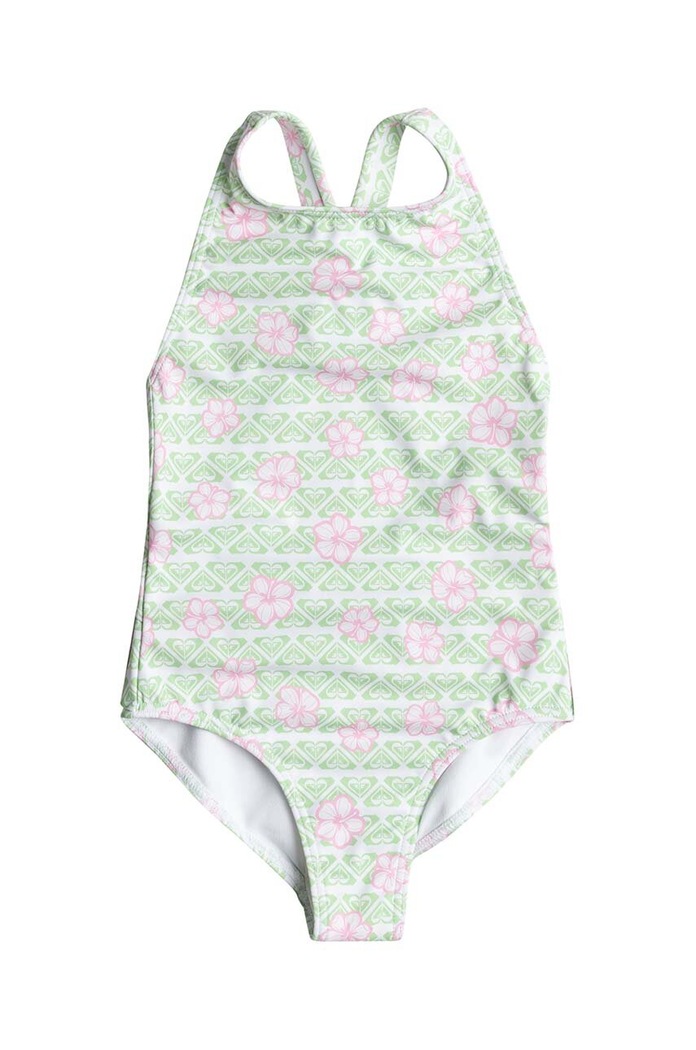 Roxy costum de baie dintr-o bucată pentru copii HIBILINENE ERLX103106 verde SS24