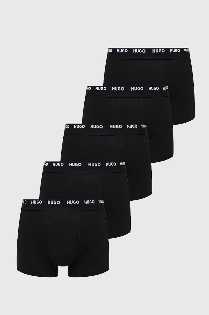HUGO bokserki 5-pack TRUNK FIVE PACK dzianina czarny 50493840