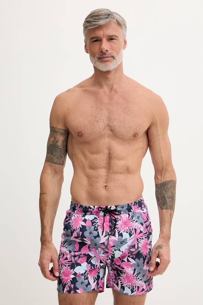 HUGO pantaloni scurți de baie bărbați CALALA roz 50510061