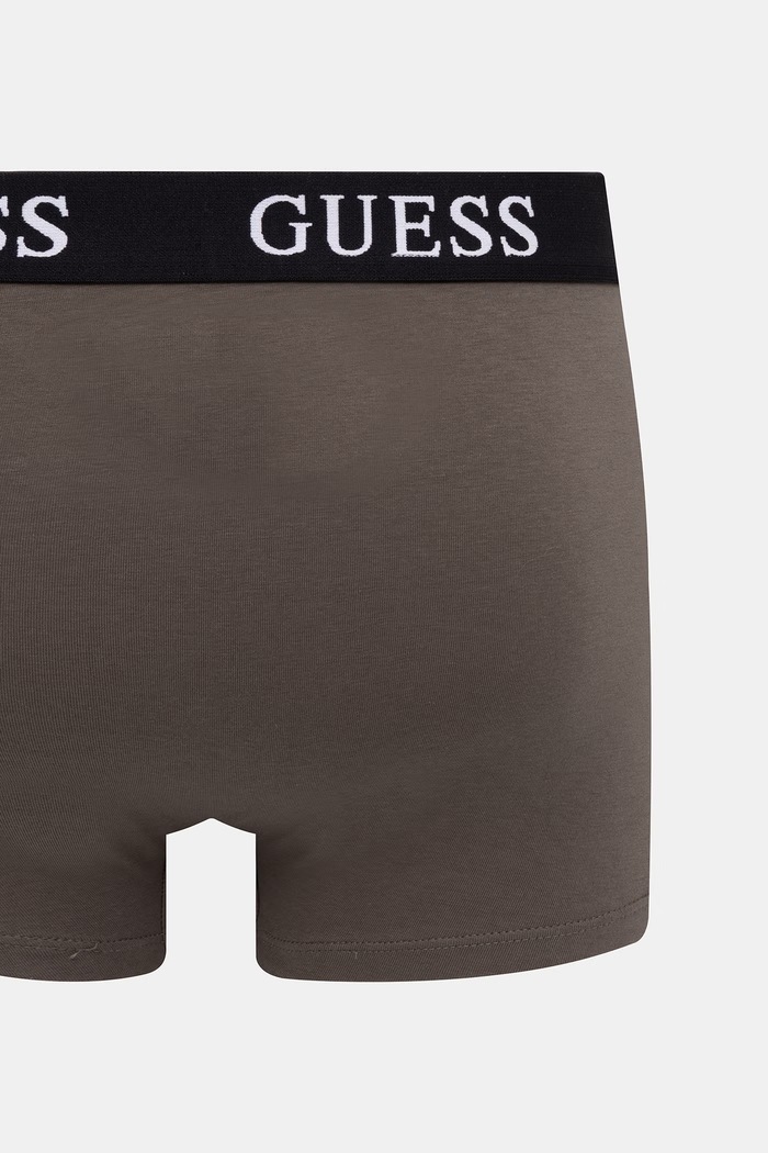 Ρούχα Guess Μποξεράκι Ανδρικό βαμβακερό με ελαστάν 3-pack U4RG04.K6YW0 πράσινο