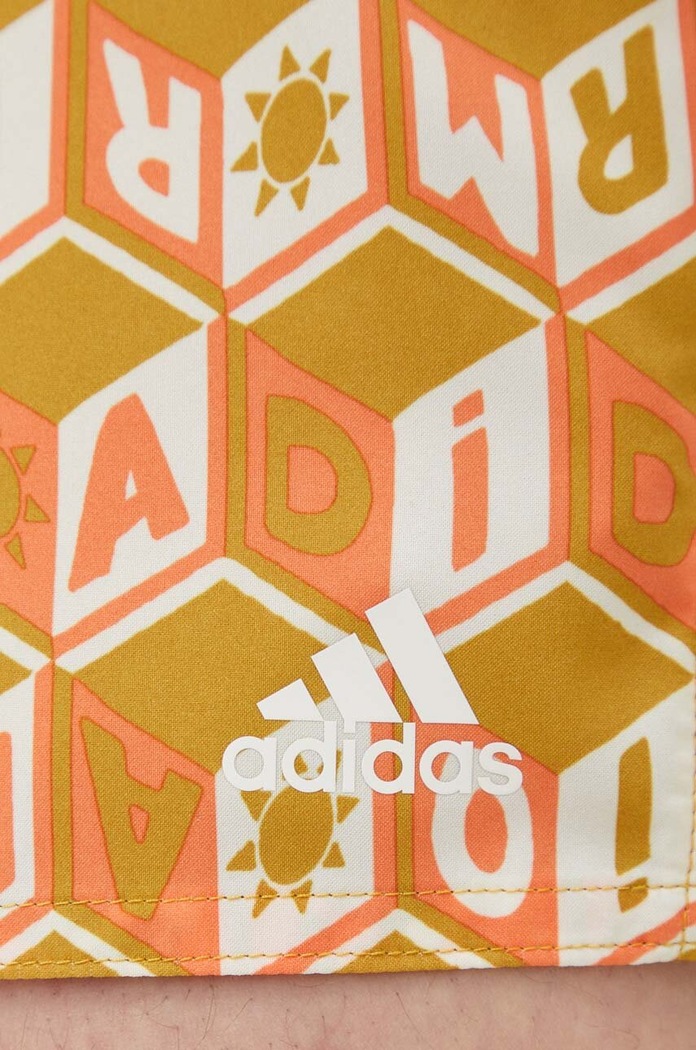 Kratke hlače za kupanje adidas FARM x Rio narančasta IR6199