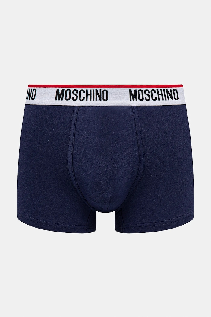 Boxerky Moschino Underwear 3-pack 1395.4300 námořnická modř AW24