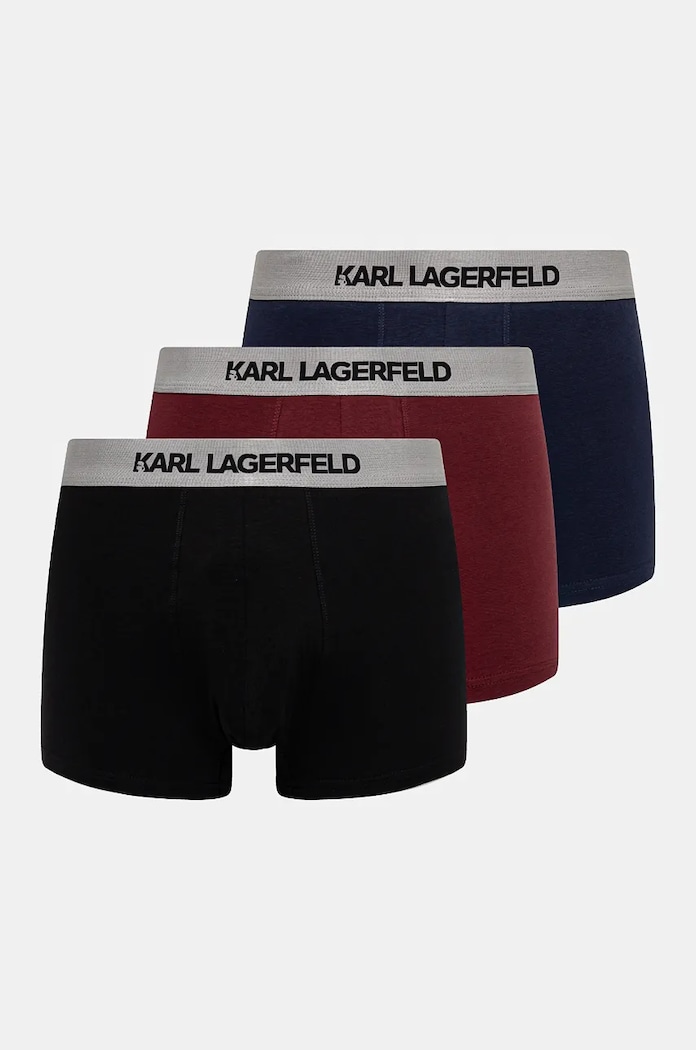 Karl Lagerfeld boxeri 3-pack gri 240M2106