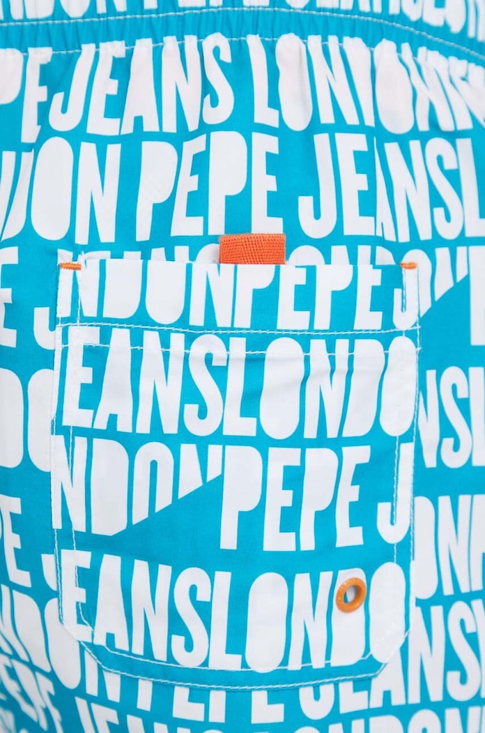 Pepe Jeans szorty kąpielowe AO LOGO SWIMSHORT niebieski PMB10384