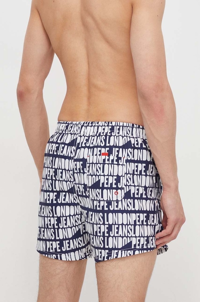 Plavkové šortky Pepe Jeans AO LOGO SWIMSHORT PMB10384 námořnická modř SS24