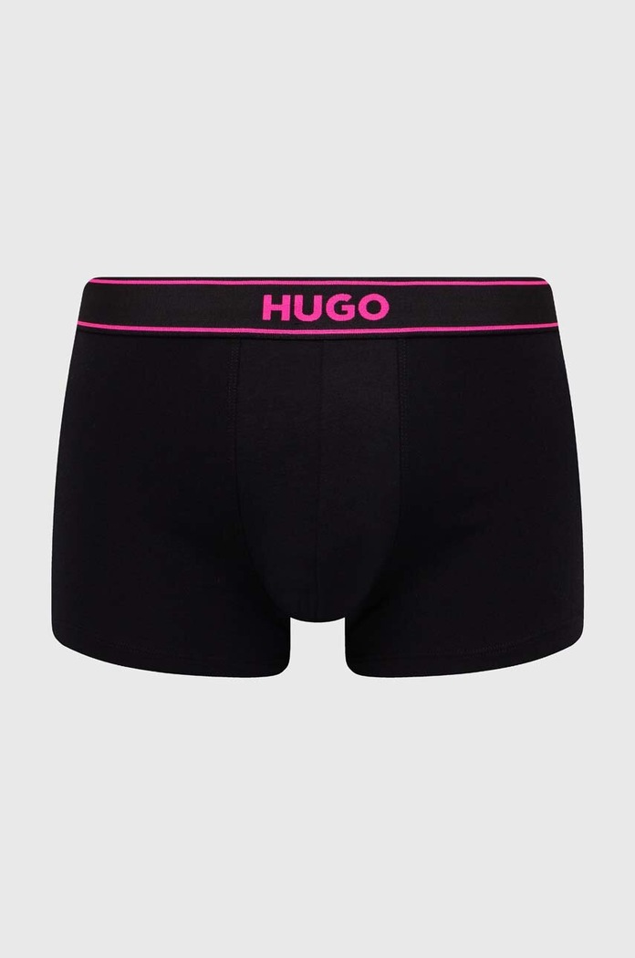 HUGO bokserki dzianina czarny 50514915