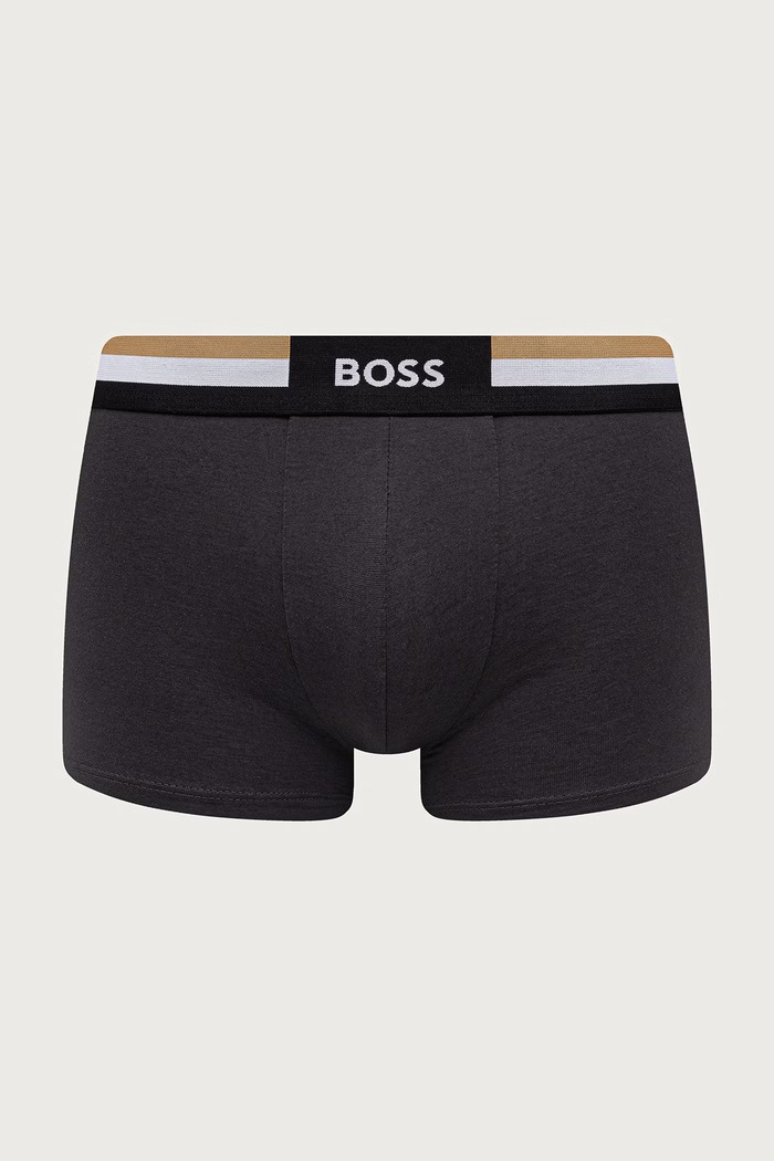 Îmbrăcăminte BOSS Boxeri pentru bărbați cu bumbac Trunk 3P Motion pachet de 3 50516542 negru