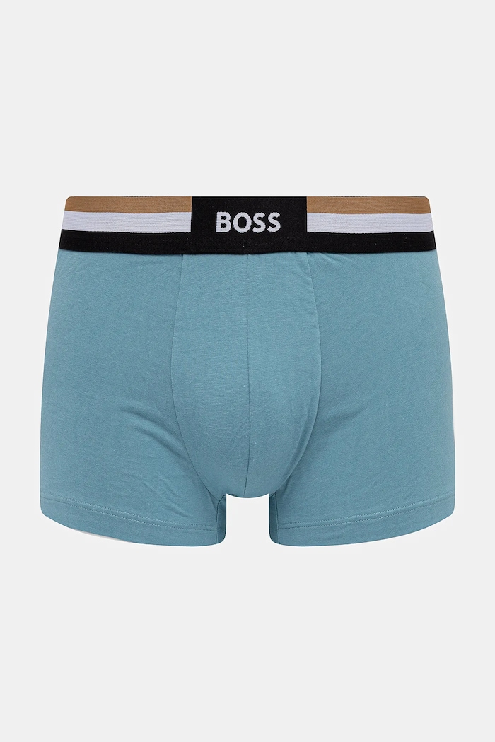 Îmbrăcăminte BOSS boxeri pentru bărbați cu bumbac Trunk 3P Motion pachet de 3 50516542 negru