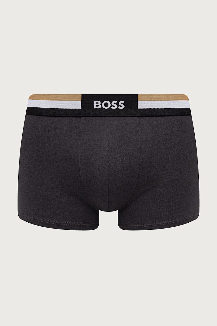 Oblečení BOSS Boxerky pánské s bavlnou Trunk 3P Motion 3-pack 50516542 vícebarevná