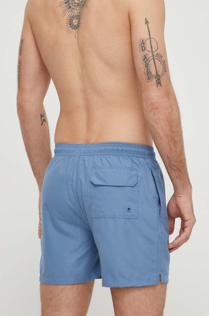 Barbour pantaloni scurți de baie bărbați Essentials MSW0064 albastru SS26