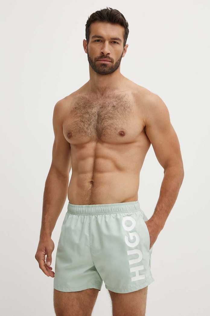 Μαγιό HUGO 50513980 πράσινο SS25