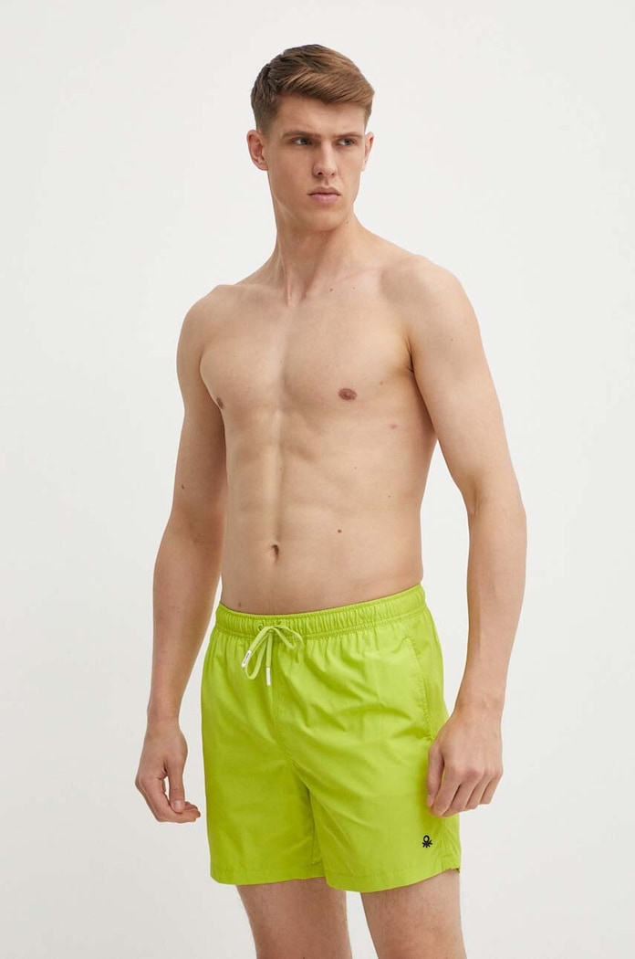 United Colors of Benetton Pantaloni scurti de baie 55FK6X00P verde SS24