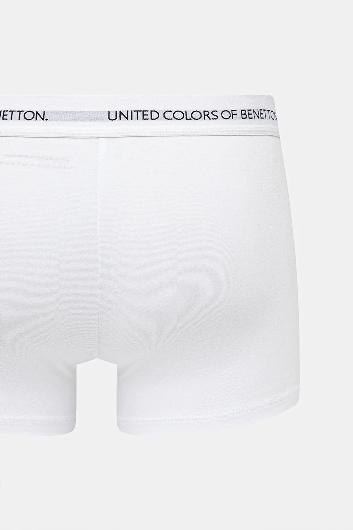 United Colors of Benetton Μποξεράκι ανδρικό βαμβακερό με ελαστάν 3OP82X00O λευκό SS26