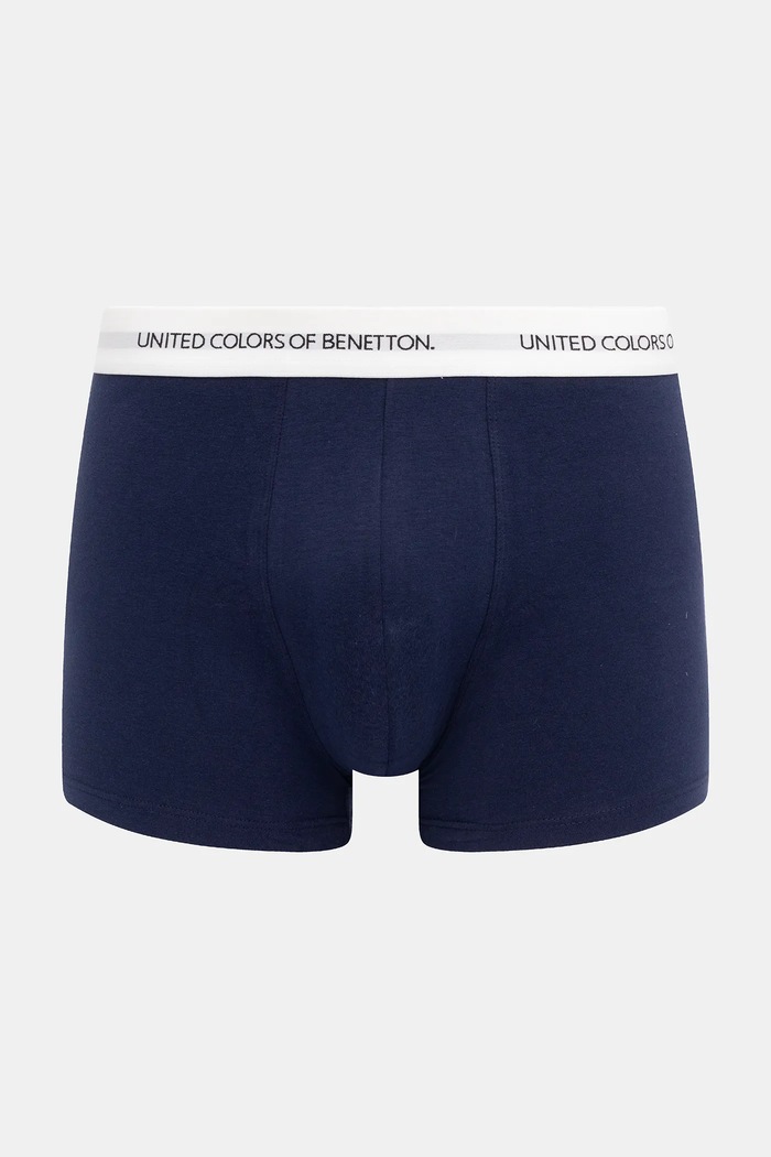 United Colors of Benetton Μποξεράκι ανδρικό βαμβακερό με ελαστάν σκούρο μπλε 3OP82X00O