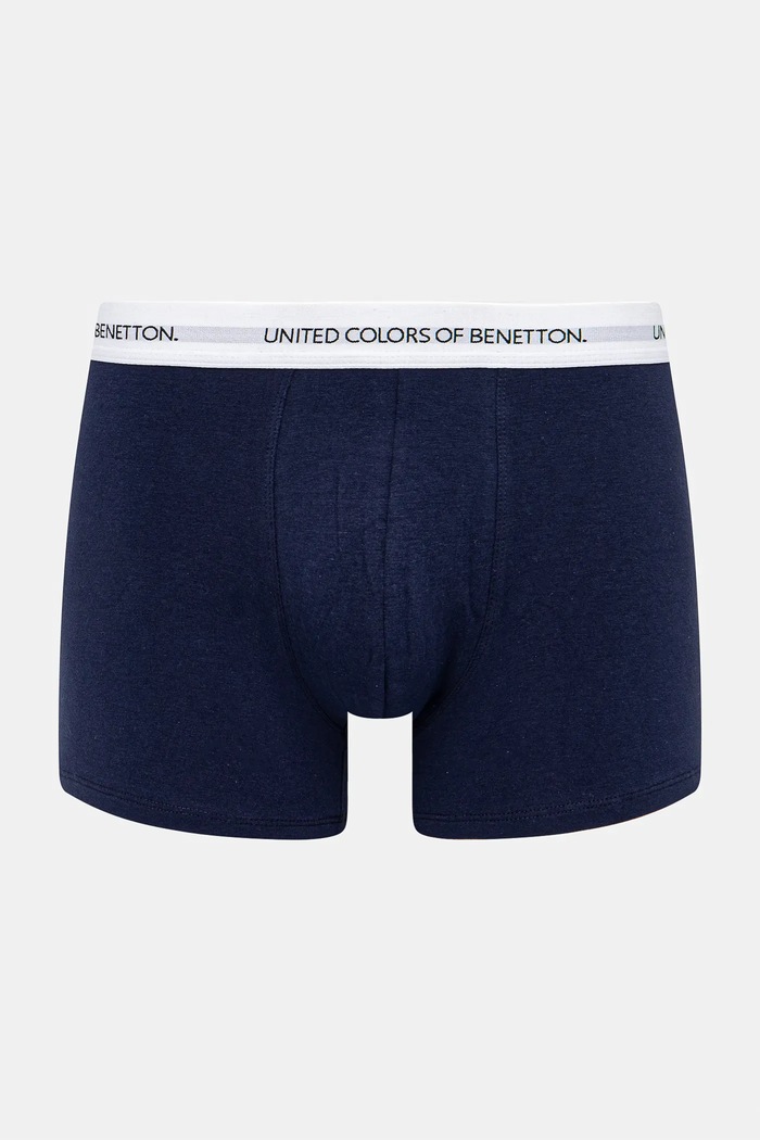 United Colors of Benetton Μποξεράκι ανδρικό βαμβακερό με ελαστάν σκούρο μπλε 3OP82X00O