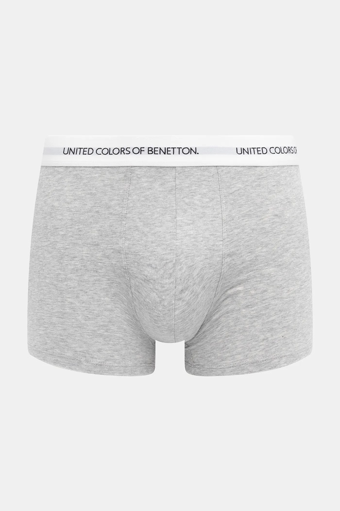 United Colors of Benetton Μποξεράκι ανδρικό βαμβακερό με ελαστάν γκρί 3OP82X00O