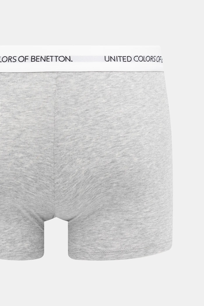 United Colors of Benetton Μποξεράκι ανδρικό βαμβακερό με ελαστάν 3OP82X00O γκρί SS26