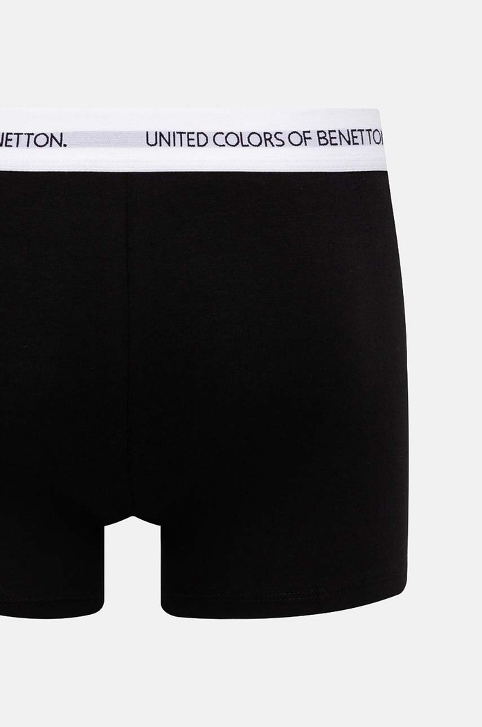 United Colors of Benetton Μποξεράκι ανδρικό βαμβακερό με ελαστάν 3OP82X00O μαύρο SS26