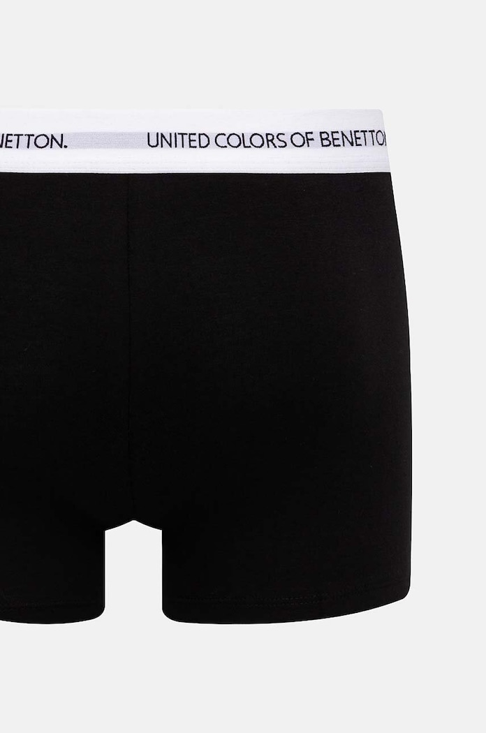 United Colors of Benetton Μποξεράκι ανδρικό βαμβακερό με ελαστάν 3OP82X00O μαύρο SS26