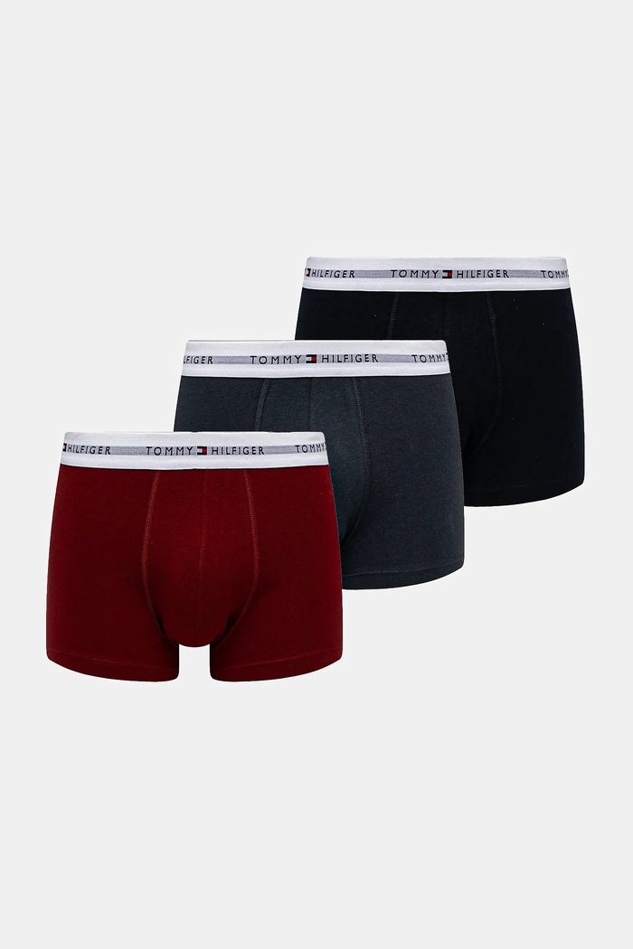 Tommy Hilfiger bokserki 3-pack dzianina bordowy UM0UM02761