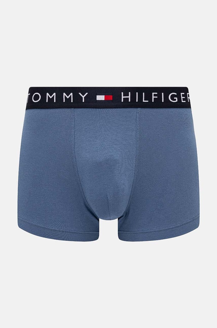 Tommy Hilfiger bokserki dopasowane męskie bawełniane z elastanem 3-pack czarny UM0UM03180