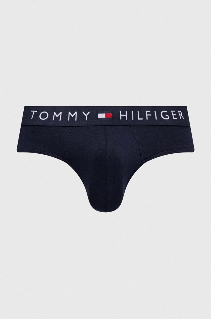 Slipy Tommy Hilfiger 3-pak UM0UM03182 tmavomodrá SS24